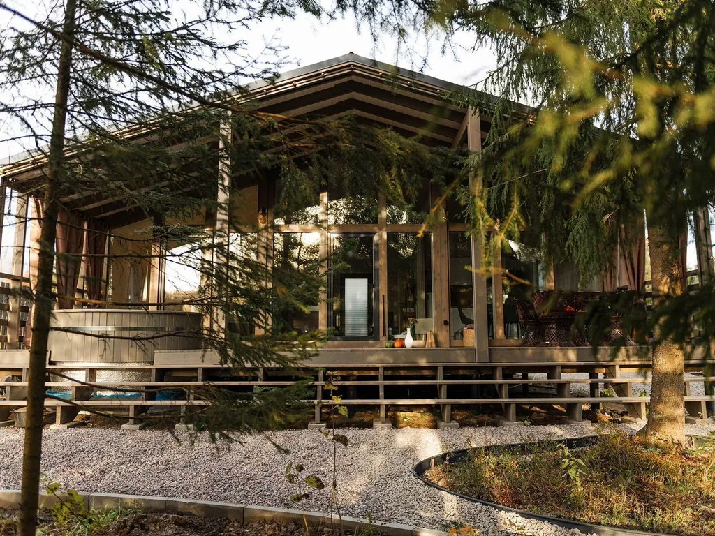 Коттедж Домик на берегу реки Охта — Агалатово