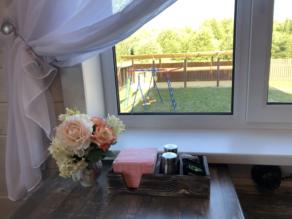 Уютный дом и баня на дровах с рядом озером