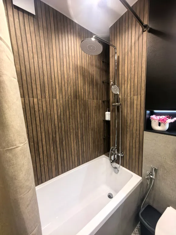 Апарт с видом на море и горы с подогреваемым бассейном и барбекю зоной