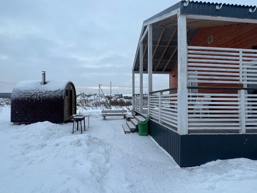 Коттедж Коттедж с русской парной на дровах — Владимировка