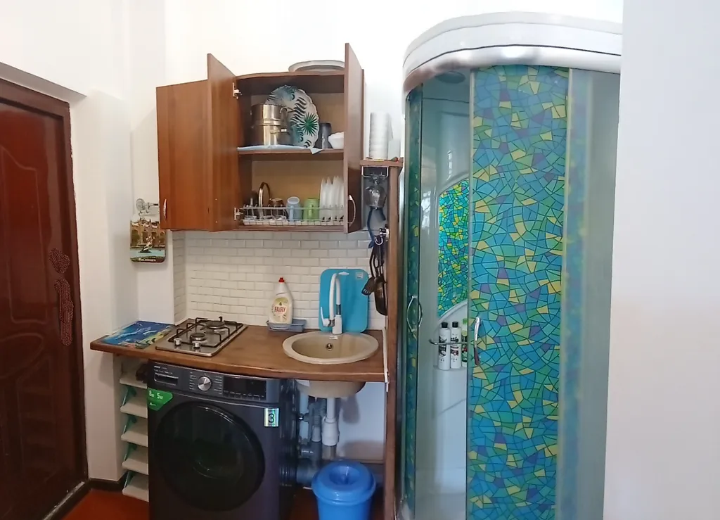 Двушка в старинном особняке у самого парка с двумя балконами