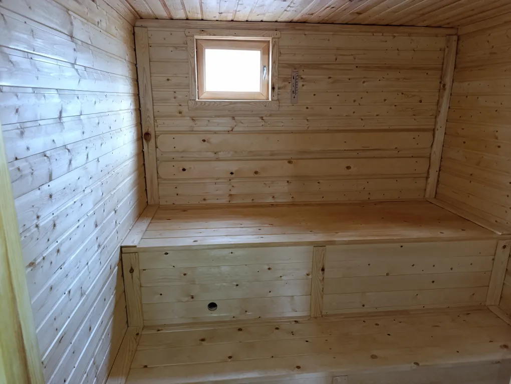 Видовой дом из бруса с сауной