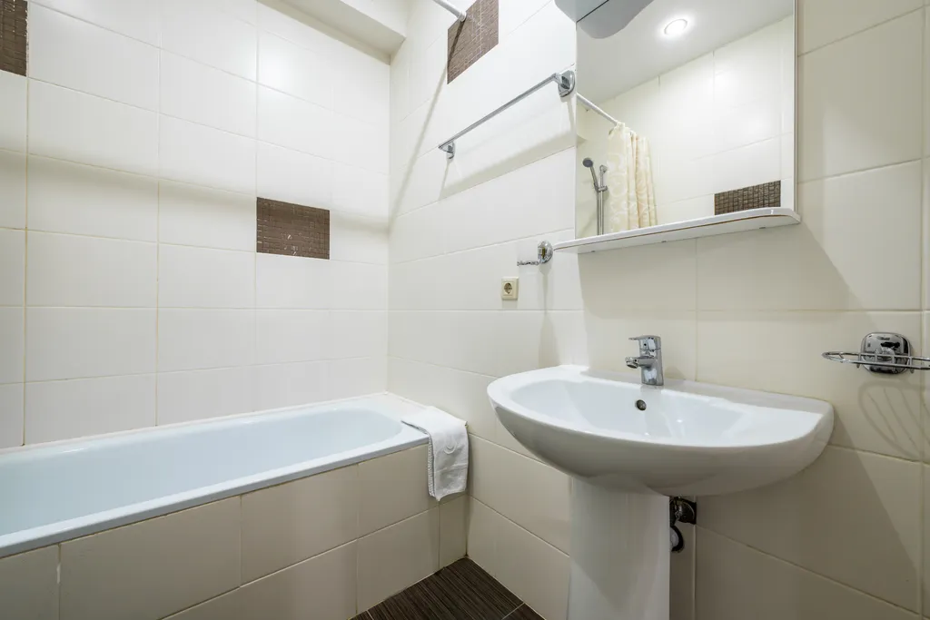 Классические апартаменты с двумя спальнями и ванной, 1 этаж