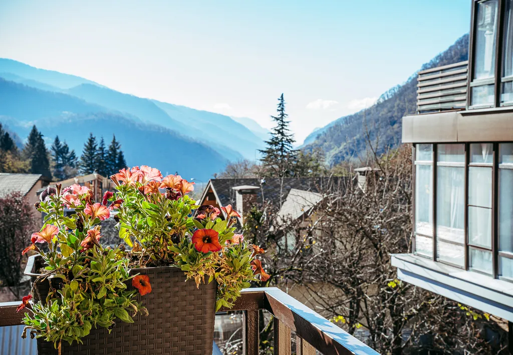 Студия 23 с видом на горы