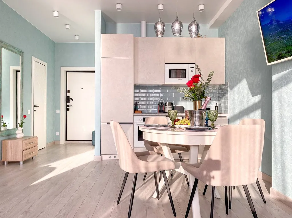 Видовая студия с видом на море и горы