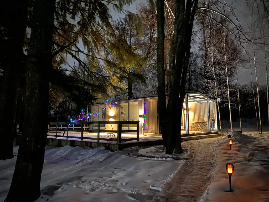 Коттедж Домик Хирви уютный коттедж на отдельном участке с вековыми деревьями — Москва