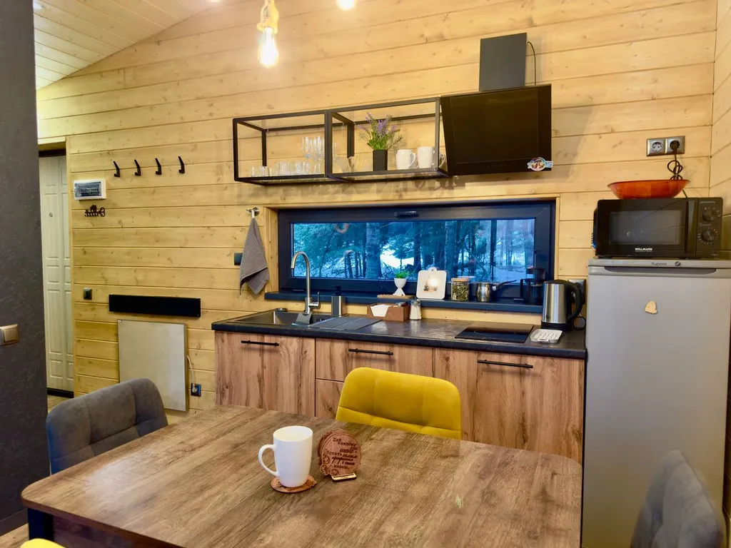 Дом 48m2 — чан, кухня, Wi-Fi