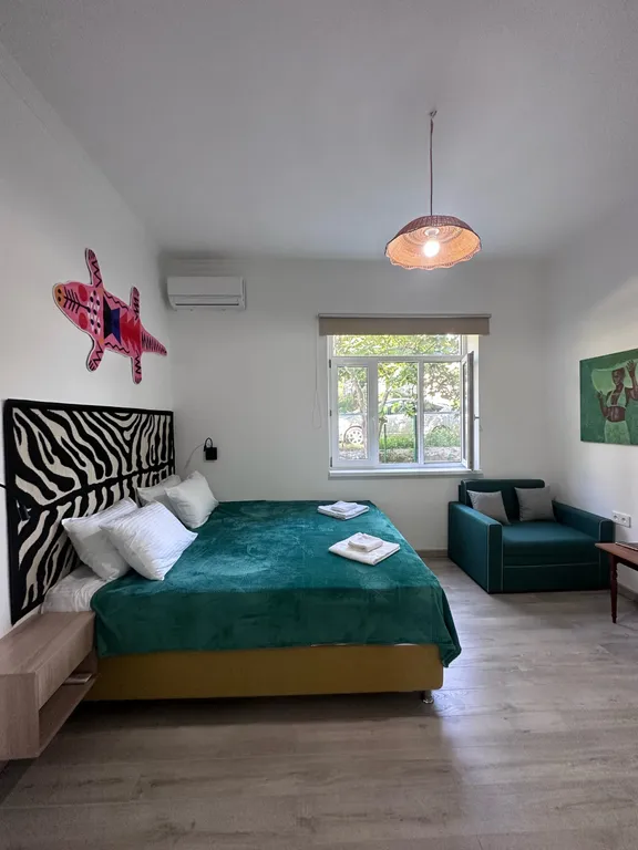 Апартаменты "Африка" в 300 м от песчаного пляжа, свой двор и мангал