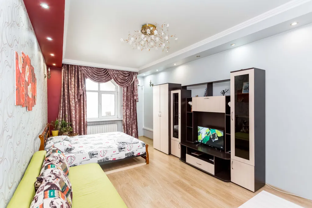 Квартира Однокомнатная квартира в золотом квадрате города Алматы — Алматы