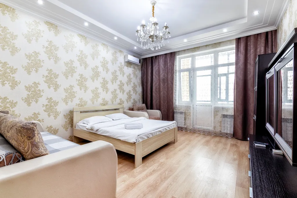 Светлая квартира на проспекте Мангилик Ел — аренда посуточно в Астана (Нур-Султан)