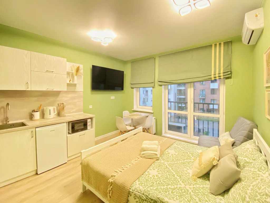 Уютная студия Апарт-Комфорт Lime в ЖК Сердце Ярославля (ЖД Яр.Главный)