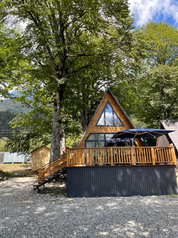 Коттедж Уютный домик A-Frame с видом на горы — Архыз