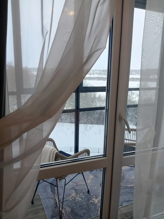 Уютная студия в ЖК Алые паруса с панорамным видом на реку Волхов