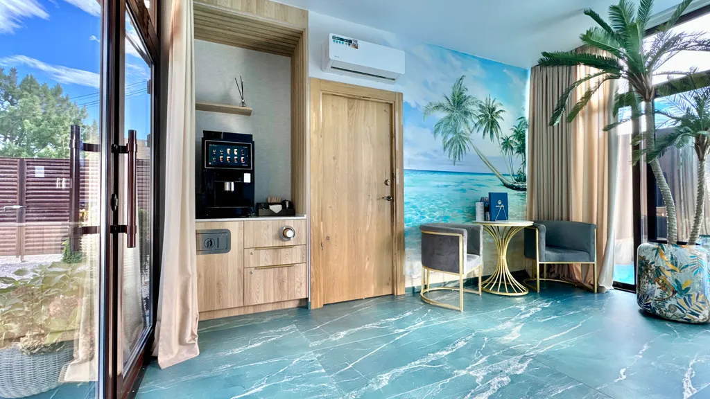 Таунхаус Фламинго, лесная зона, подогреваемый бассейн