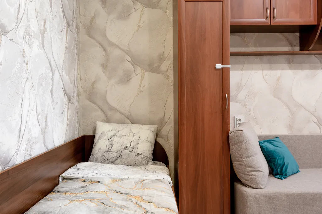 Уютная 2-комнатная квартира, 55 м², 3 кровати