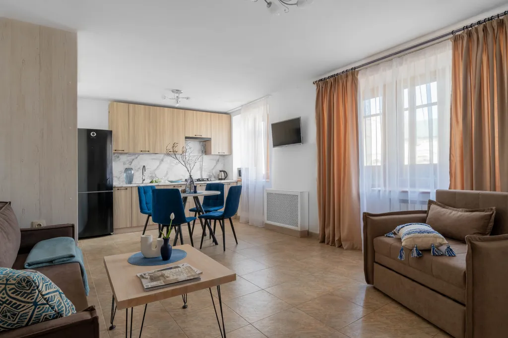 Апартаменты с видом на храм в центре