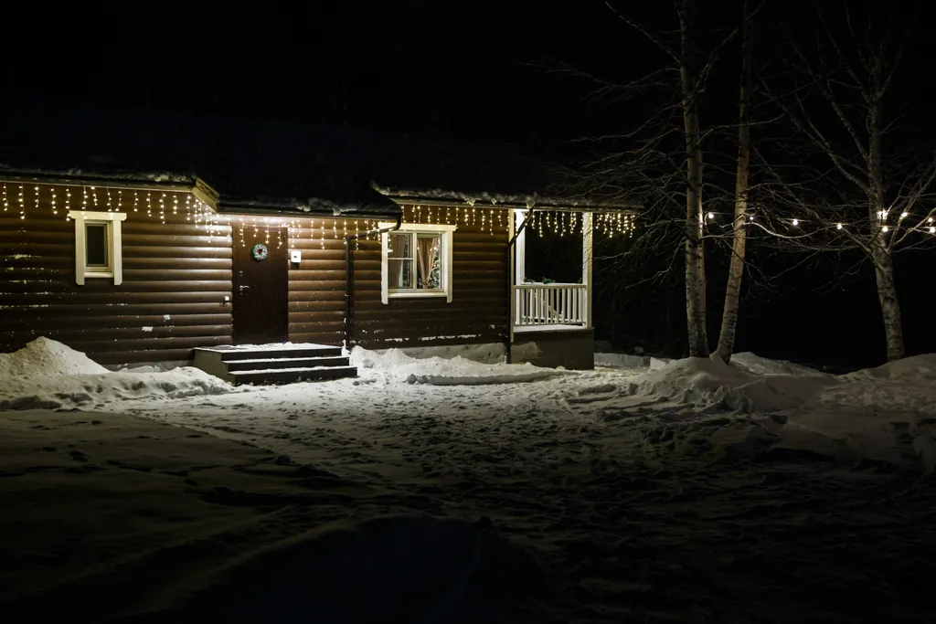 Коттедж в Карелии с сауной и видом на озеро