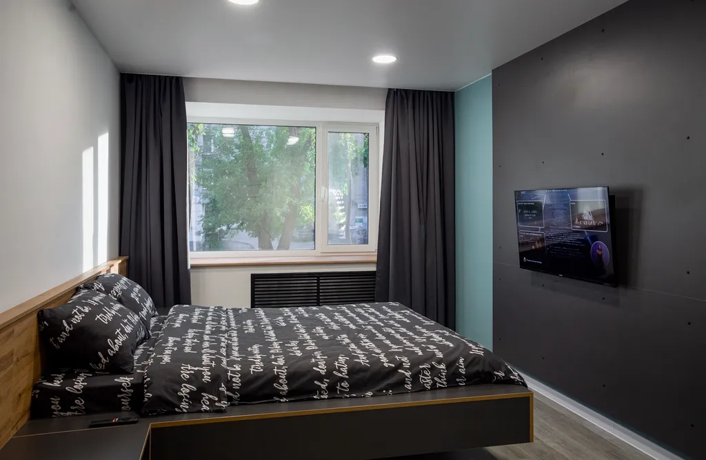 Уютная квартира с дизайнерским ремонтом в центре города.