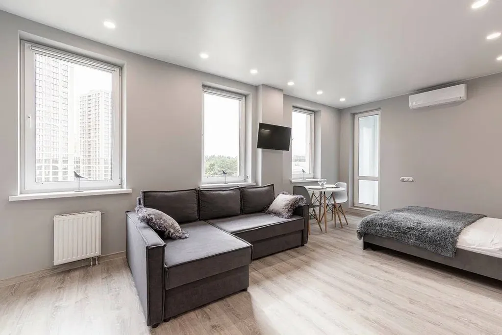 Дизайнерская студия с видом на парк