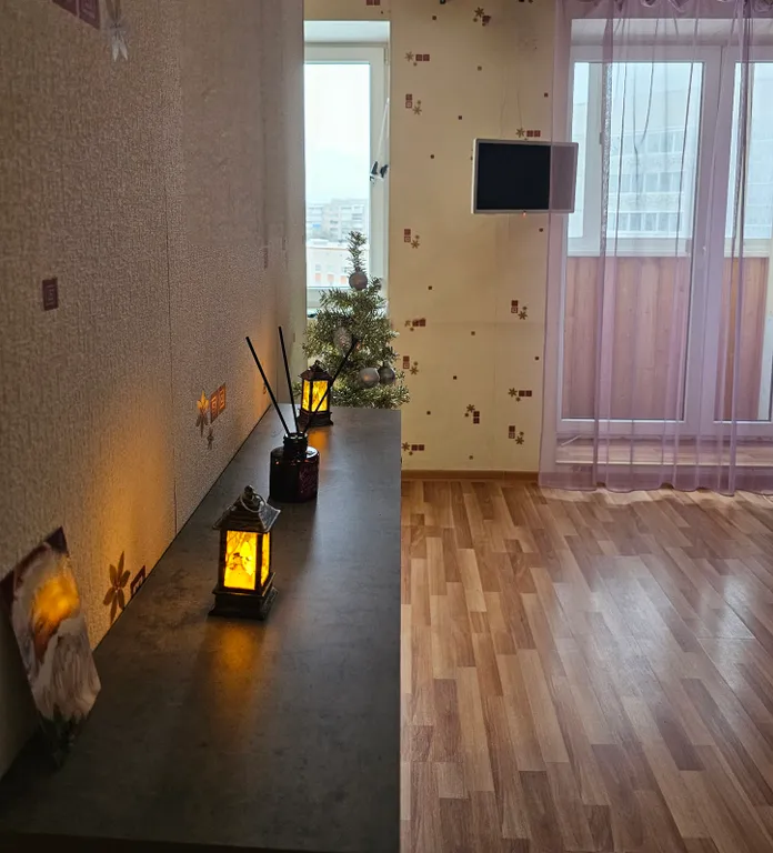 Уютная квартира-студия рядом с ТЦ Главный и Онежским озером