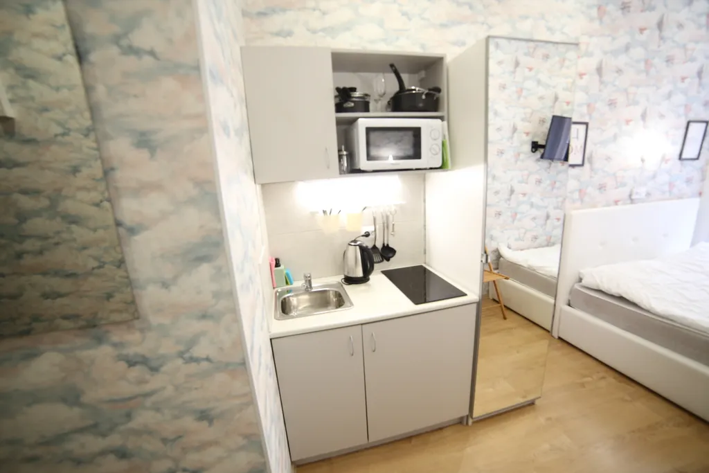 Квартира Стильные апартаменты-студио напротив стадиона "Петровский" — Санкт-Петербург