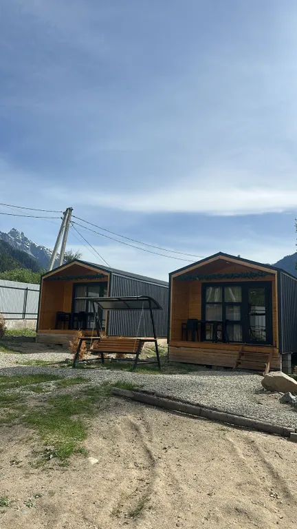 Новый домик с панорамным видом на горы