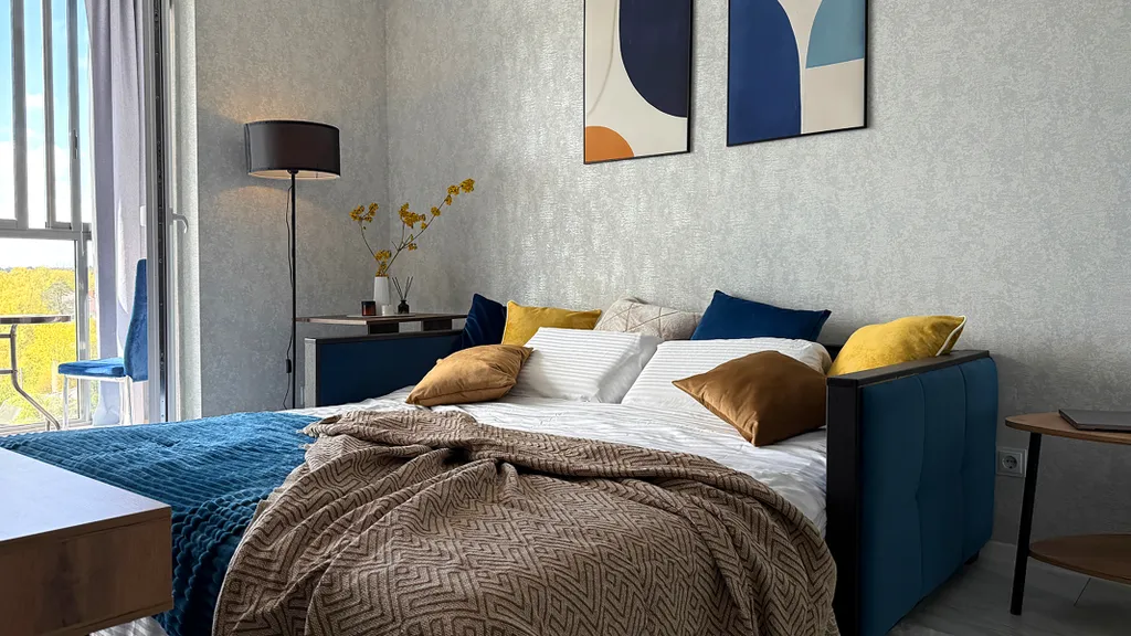 Квартира Квартира Уютная светлая студия с панорамным видом — Светлогорск