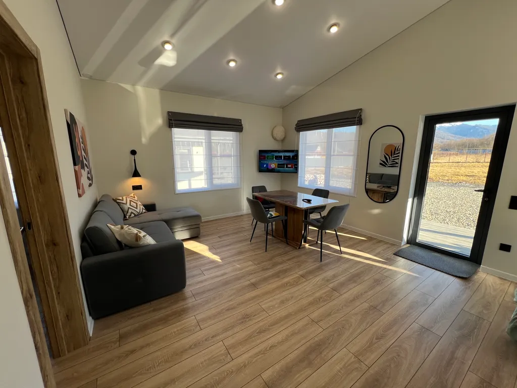 Уютный дом с банным чаном и видом на горы