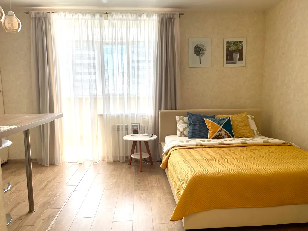 Солнечная квартира-студия в ЖК Токио в центре