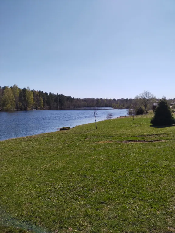 Отдых в Карелии у своего берега реки Шуя