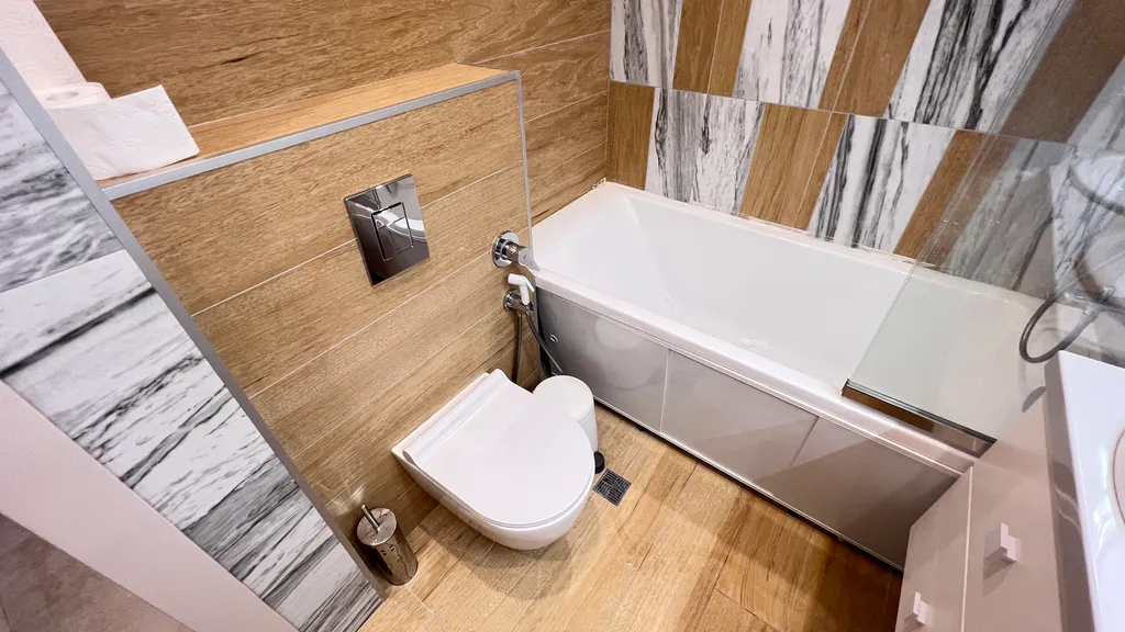 Апартаменты двухкомнатные в пяти минутах ходьбы от моря