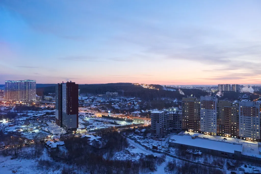 Квартира Квартира Романтичная студия с панорамным видом — Екатеринбург