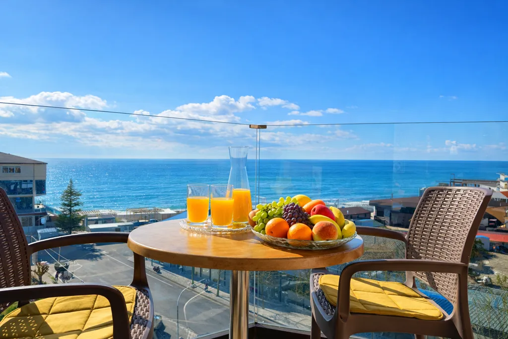 Квартира Квартира Люкс с видом на море и балконом — Лазаревское