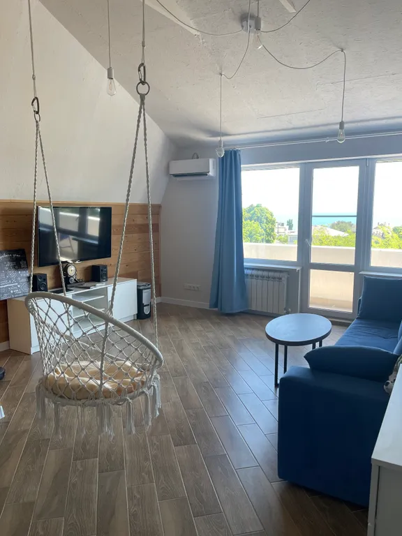 Просторная квартира-мансарда с прекрасным видом