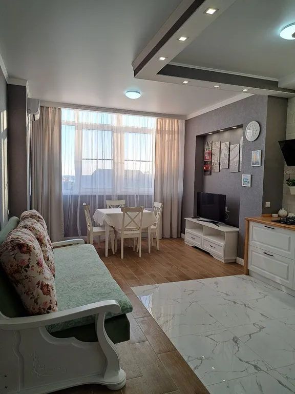 Квартира Уютная квартира с евро отделкой в жк Прованс с подземной парковкой — Геленджик