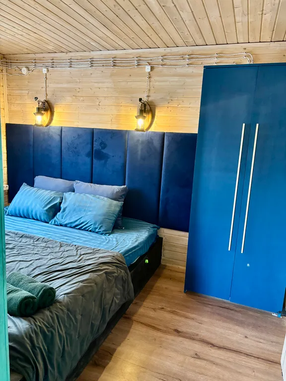 Скандинавский дом Мандарин Делюкс с баней и купелью фурако