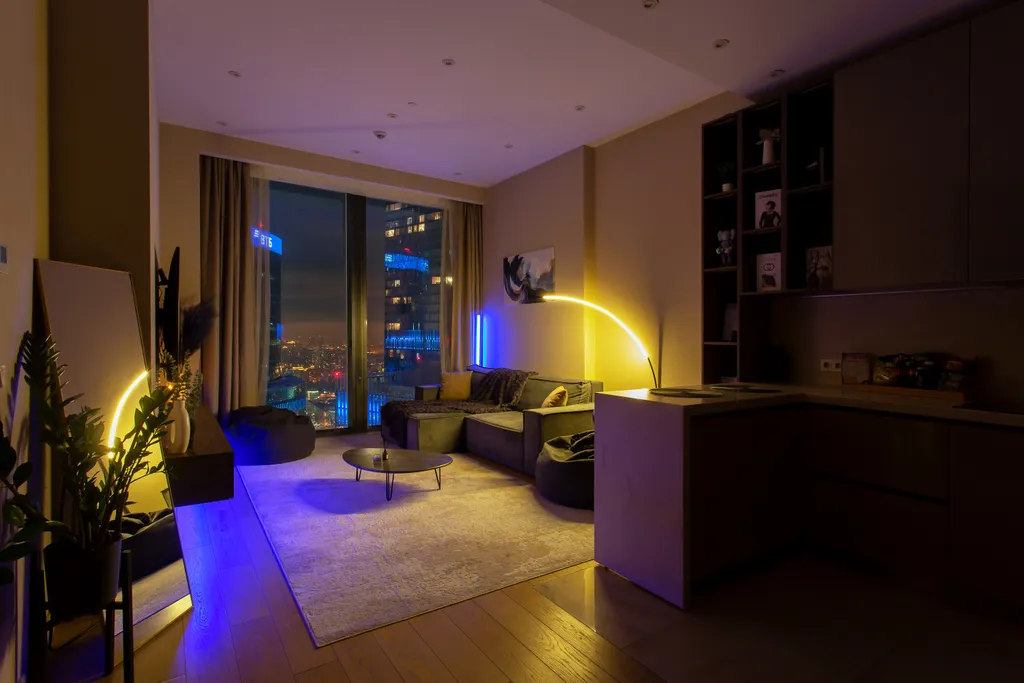 Sky City Moscow Роскошный апартамент с видом на башни на 61 этаже!