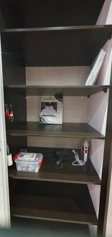 Уютная студия с отдельной спальной зоной, рядом с Иртышом