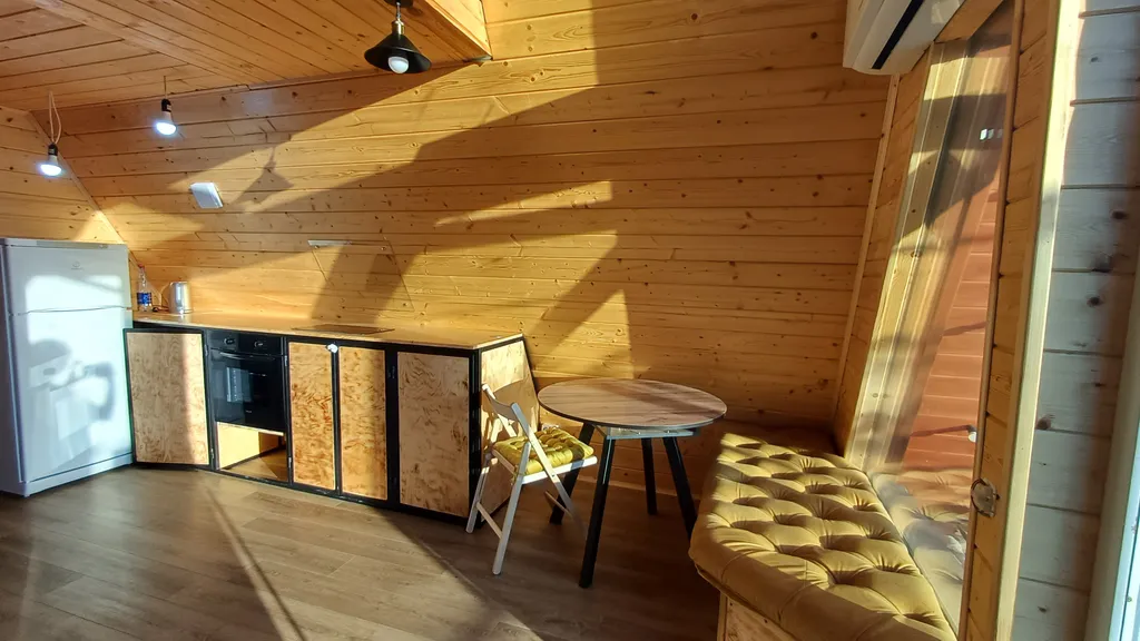 Дом 60m2 — чан для купания, кухня, Wi-Fi
