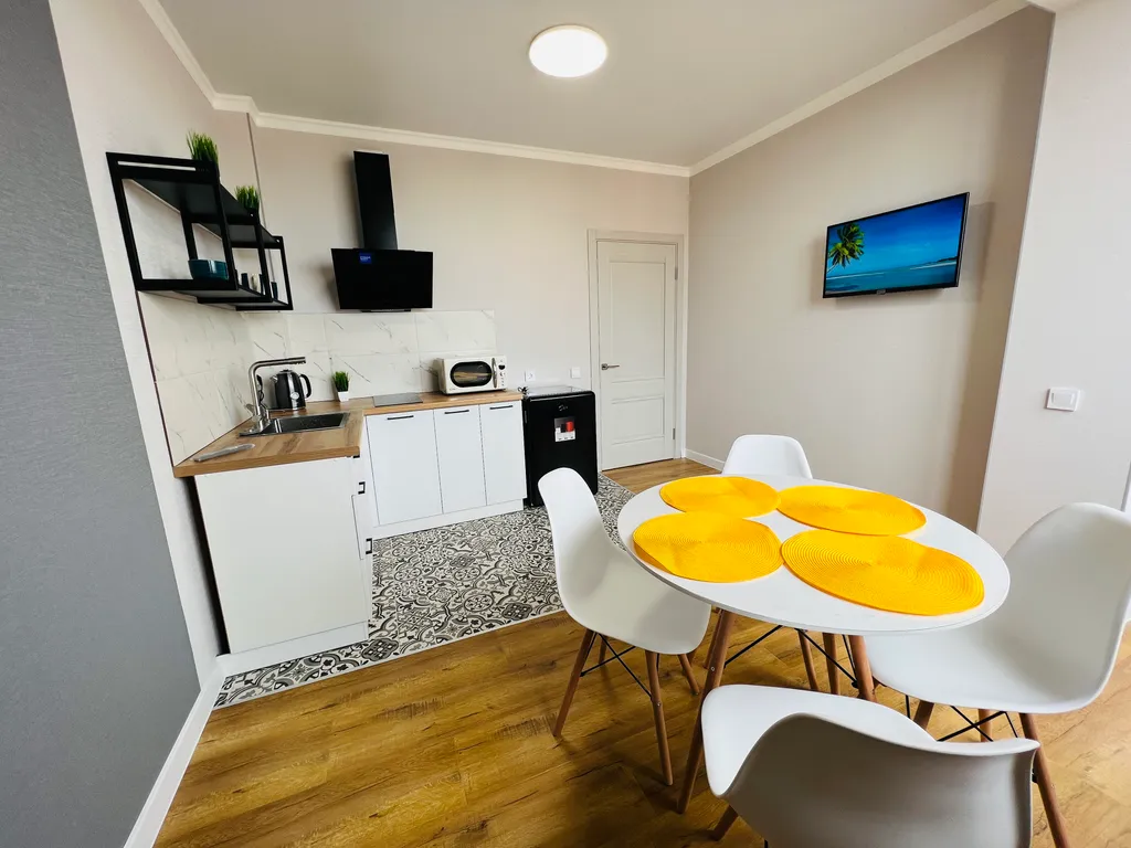 Квартира в скандинавском стиле с видом на горы