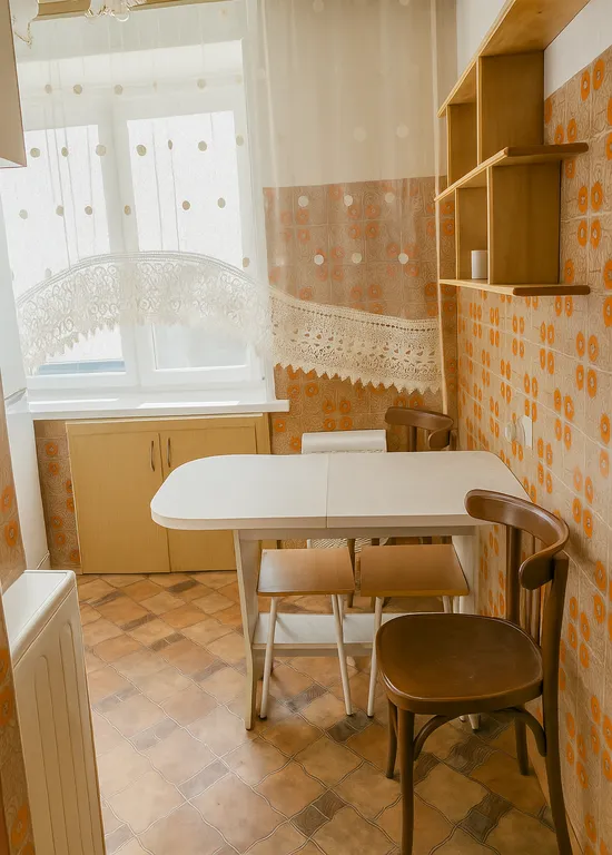 Квартира для рабочих поездок с балконом