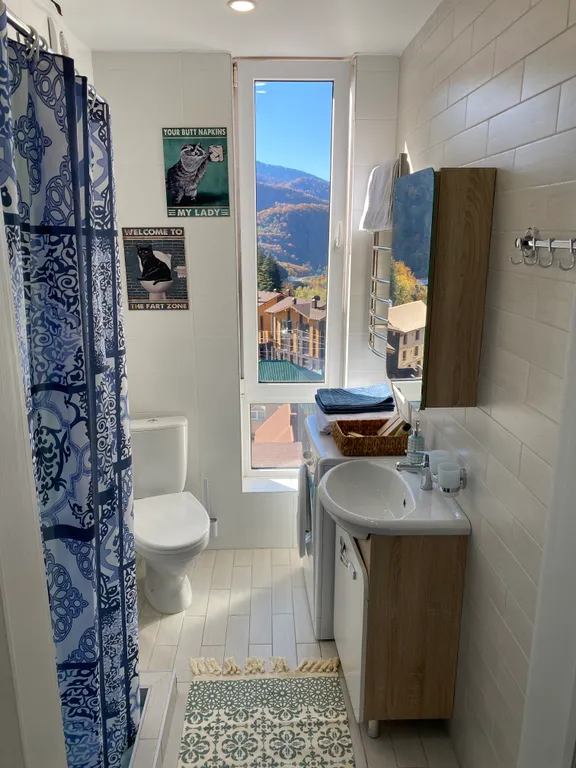 Уютная, светлая, видовая студия в Красной Поляне