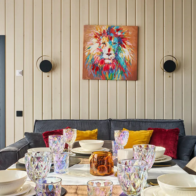 Домик в Икше с камином и сауной (Glassbox108 Premium 1)