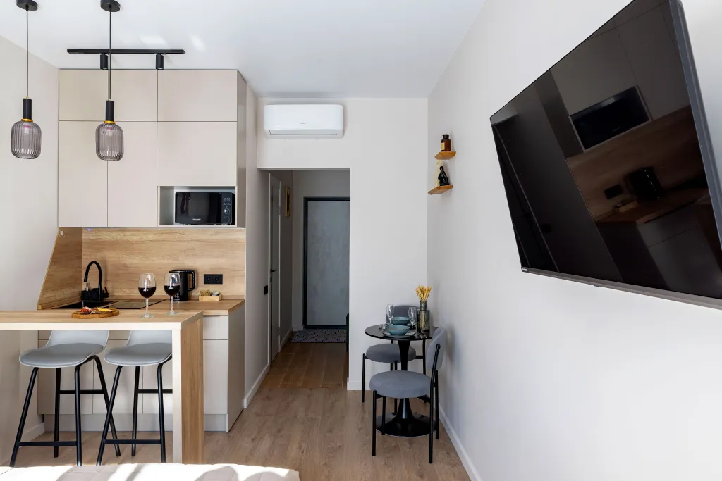 Апарт Wood Resort рядом с Финским заливом в доме с бассейном и сауной