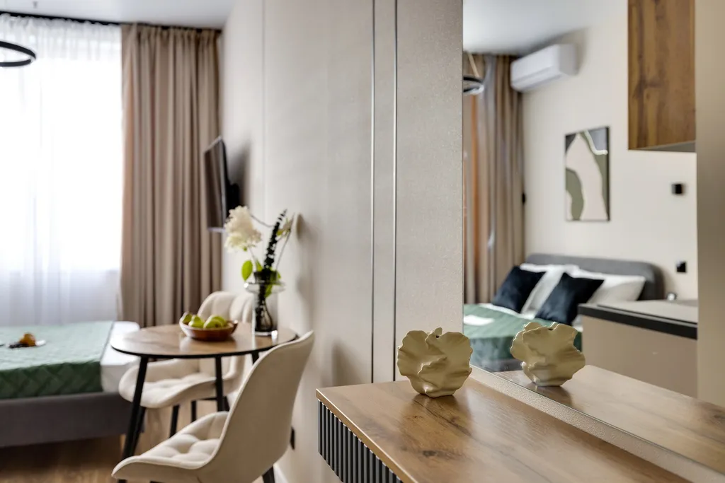 Квартира Квартира Уютный апартамент на Ботаническом саду (Green) — Москва