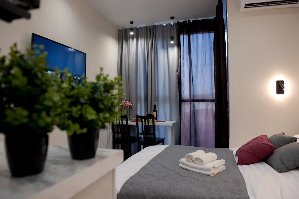 Уютная квартира-студия в ЖК бизнес-класса