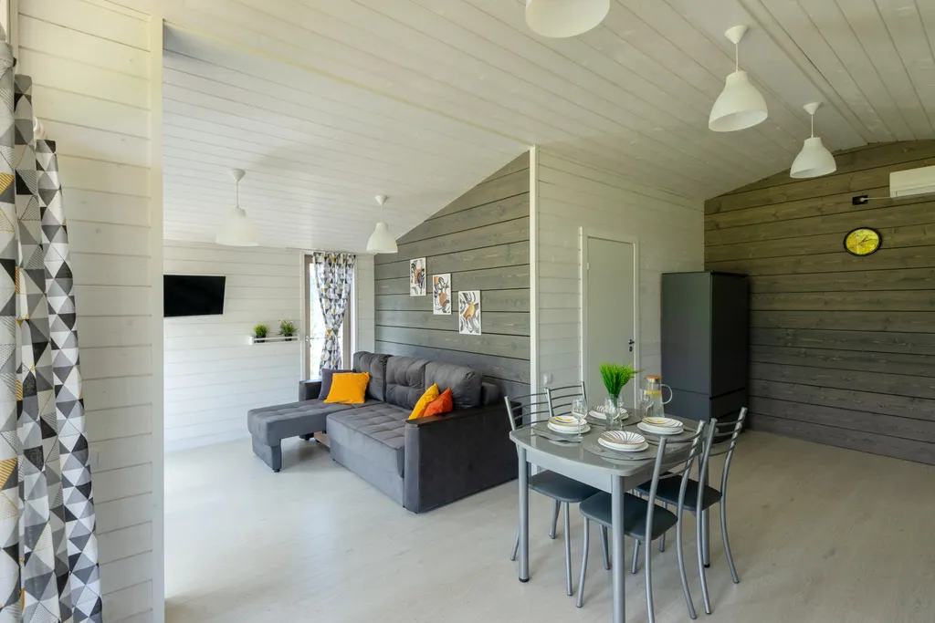 Дом Комфортный на заливе реки Нерль с видом на лес