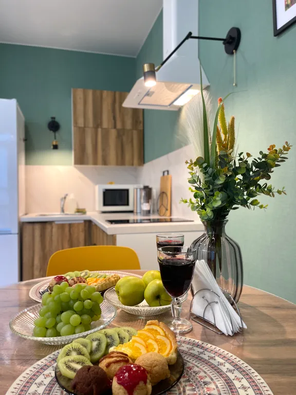 Квартира Уютная студия с видом на метромост — Омск