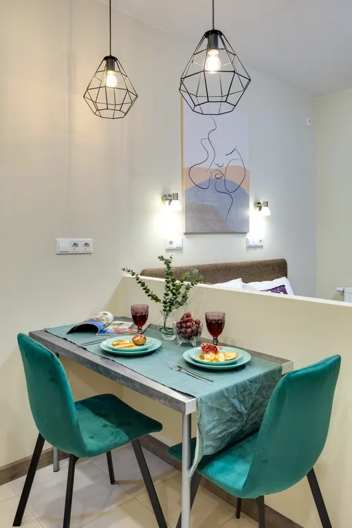 Для теплых вечеров: студия Сага с балконом в Одинбург, вблизи больницы