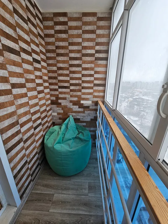 Уютная квартира на высоком этаже с прекрасным видом на реку Кама